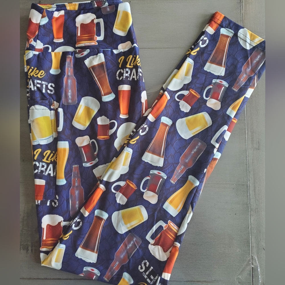 Craft Beer Leggings With Pockets